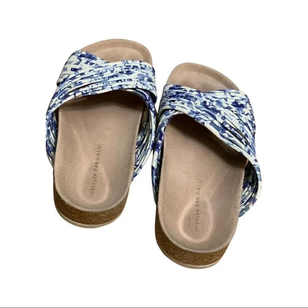 Loeffler Randall Floral Petra Cork Sandals